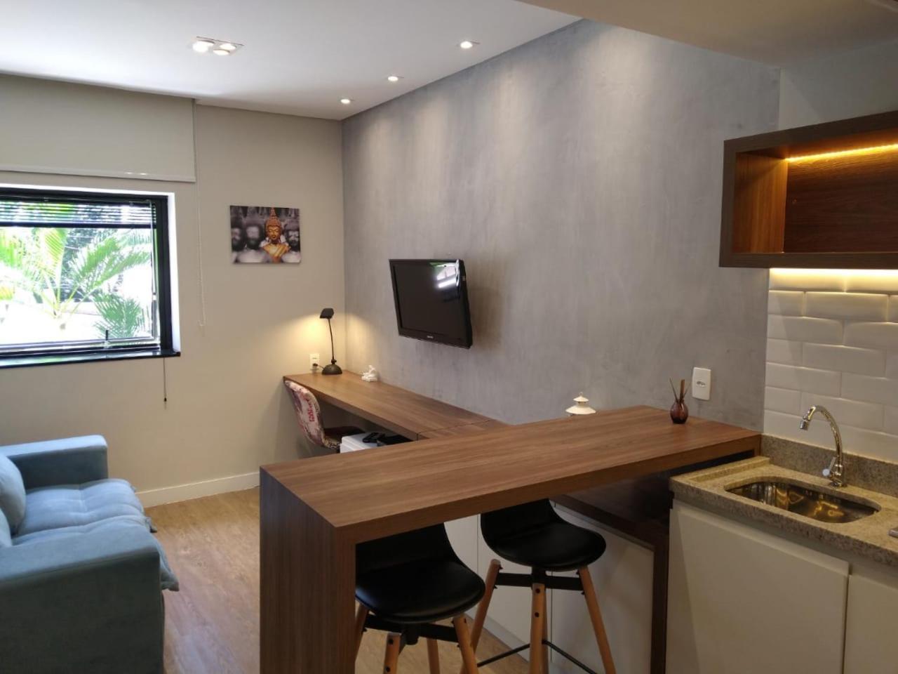 상파울루 Flat Charmoso Jardim Paulista 아파트 객실 사진
