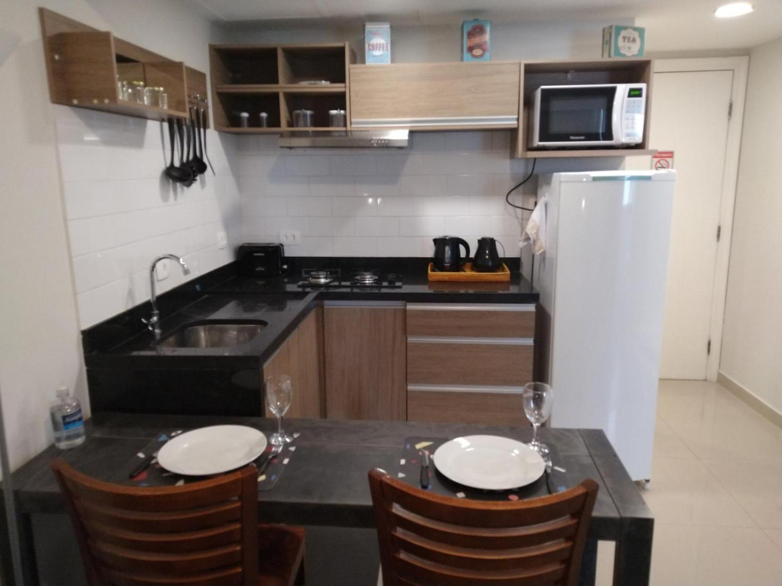 상파울루 Flat Charmoso Jardim Paulista 아파트 객실 사진